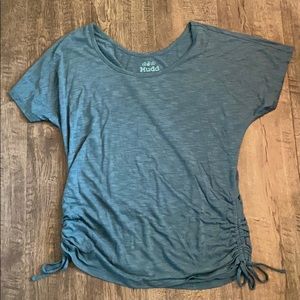 Mudd brand teal scoop neck shirt